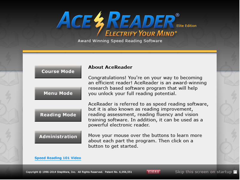 AceReader elite�Ķ�ѵ����������